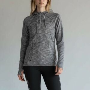 Outdoor Research Women’s Flyway Zip Hoodie Heather Gray Size Small DriRelease